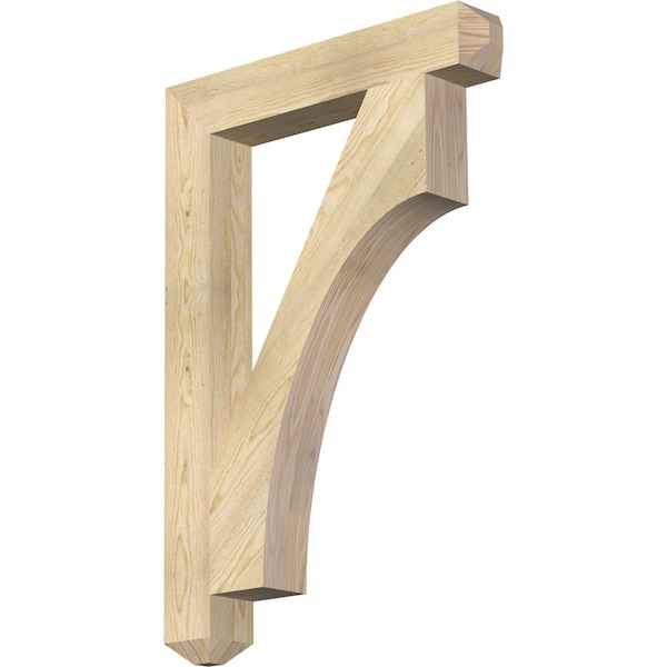 Ekena Millwork Westlake Craftsman Rough Sawn Bracket, Douglas Fir, 4"W x 26"D x 38"H BKT04X26X38WTL04RDF - main